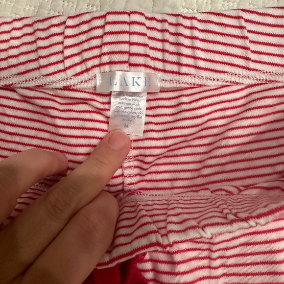 Red Striped Lounge Pants - Picture 3 of 3